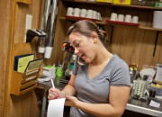 Ann gets a take-out order